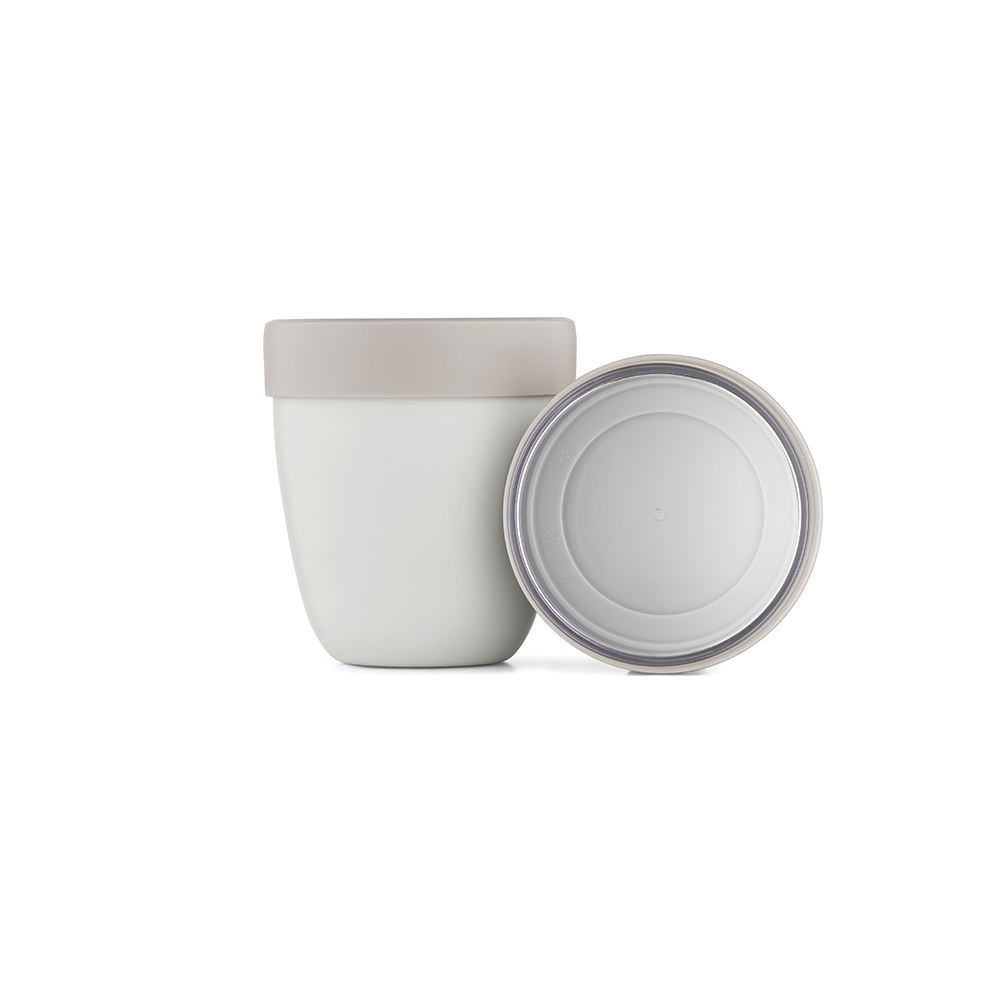Bocal déjeuner personnalisé 760ml 2 compartiments Rembrandt Gris clair